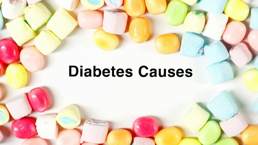 pexels-photo-6823679-6823679 High sugar candies symbolizing diabetes causes with space for text.